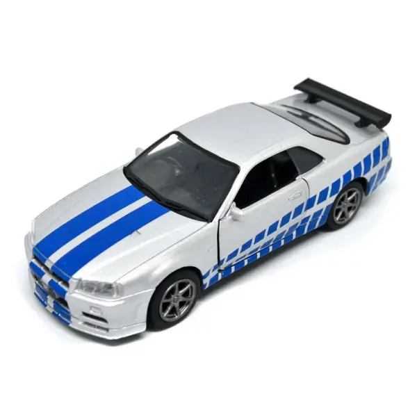 Nissan Skyline Ares GTR R34 Diecasts Fast & Furious Paul Walker - 1:36