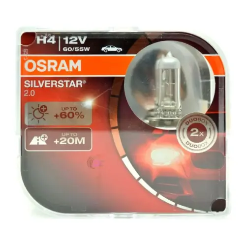 OSRAM SILVERSTAR 2.0 H4 60/55W 12V