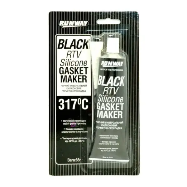RUNWAY BLACK RTV Силіконовий ГЕРМЕТИК