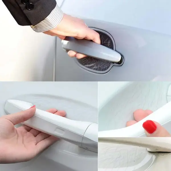 Захисна плівка під дверні ручки (Карбон)