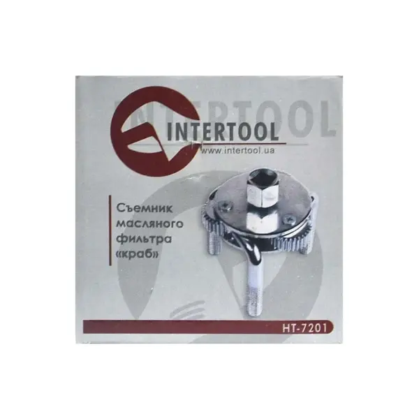 Знімач масляного фільтра "краб" - INTERTOOL HT-7201