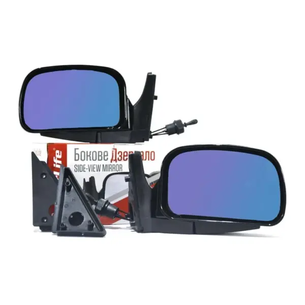 Дзеркала бокові ВАЗ-2107 - CarLife VM710, 2 шт (Чорне)