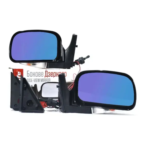 Дзеркала бокові ВАЗ 2104, 05, 07 з повторювачем - CarLife VM711, 2 шт (Чорне)