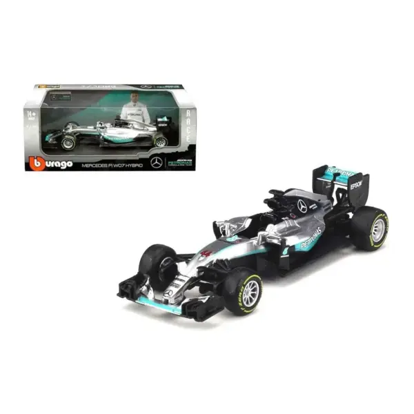 Модель боліда MERCEDES AMG F1 W07 #44 HAMILTON 2016 - BBURAGO - 1:43
