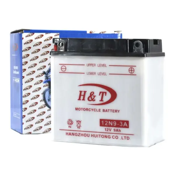 Мото акумулятор - H&T 12V 12N9-3A 9Ah