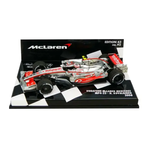Модель McLaren Mercedes MP4-23 2008 - Heikki Kovalainen 1:43