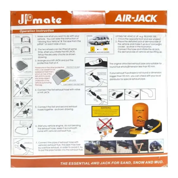 Повітряний домкрат Air Jack 3.2 т - JP mate