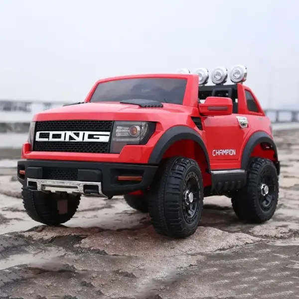 Дитячий електромобіль T-7819 EVA RED джип на Bluetooth 2.4G Р/У 12V7AH мотор 2*30W з MP3