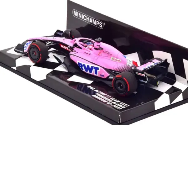 Модель Alpine F1 A522 GP Bahrain 2022 Alonso Minichamps 1:43