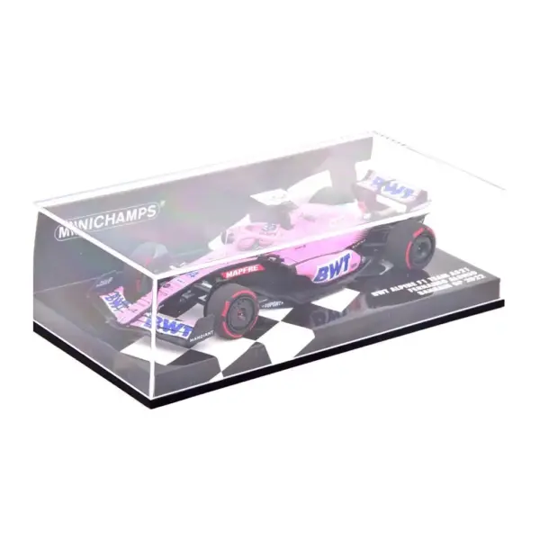 Модель Alpine F1 A522 GP Bahrain 2022 Alonso Minichamps 1:43