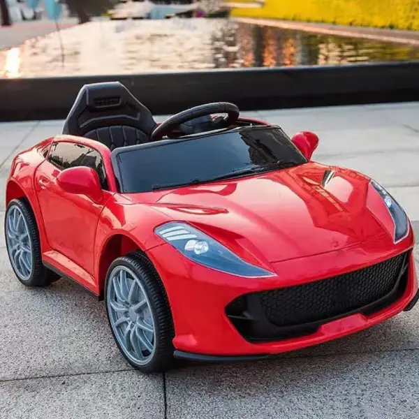 Дитячий електромобіль T-7653 EVA RED легковий на Bluetooth 2.4G Р/У 6V7AH мотор 2*18W з MP3