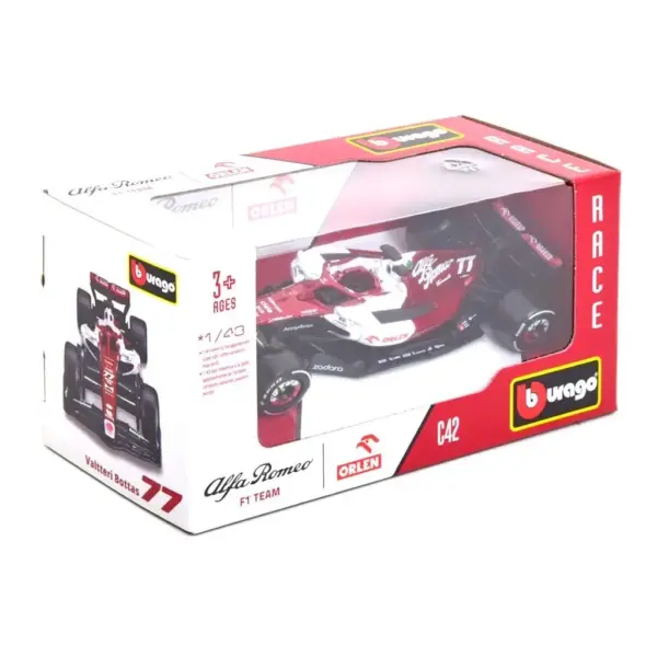Модель боліда Alfa Romeo C42 2022 BOTTAS – 1:43
