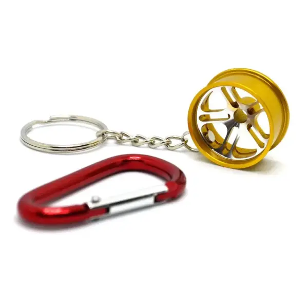 Колесний диск з карабіном - ЖОВТИЙ