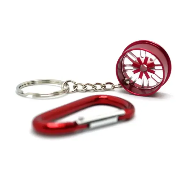 Колесний диск з карабіном - ЧЕРВОНИЙ