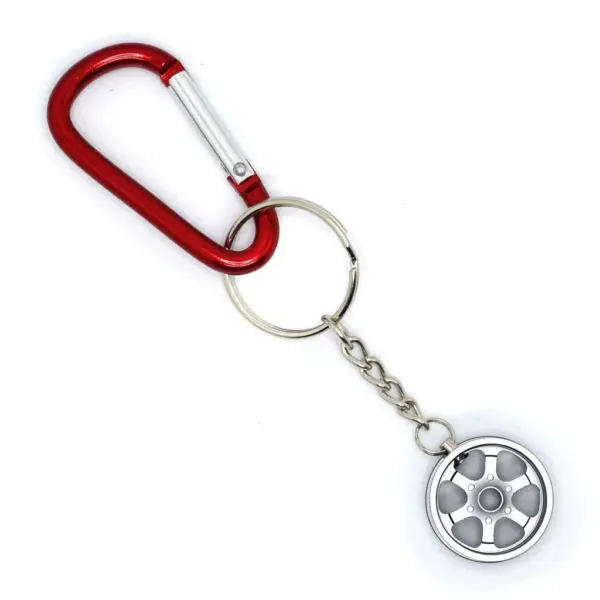 Колесний диск з карабіном - СІРИЙ