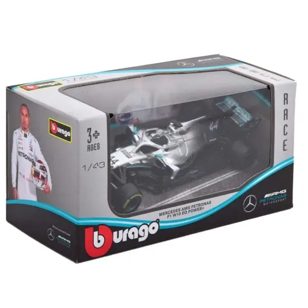 Модель боліда Lewis Hamilton #44 Mercedes-AMG F1 W10 EQ Power+ – 1:43