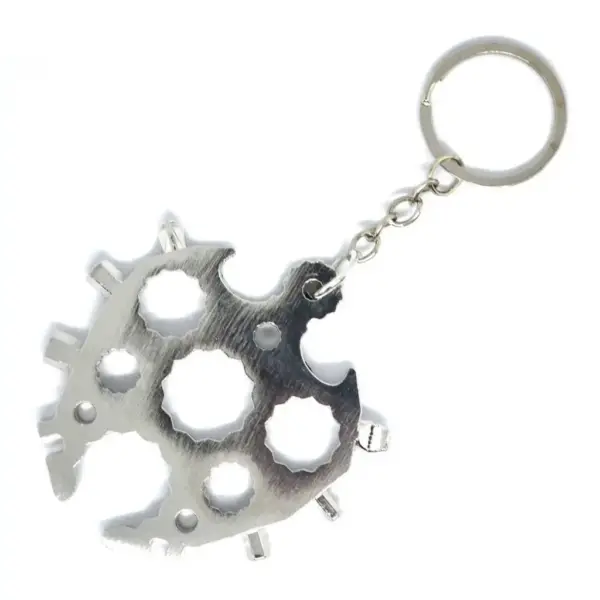 Брелок мультитул "Черепаха" 20 в 1 - CHROME