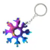Брелок мультитул "Сніжинка" 18 в 1 - NEOCHROME