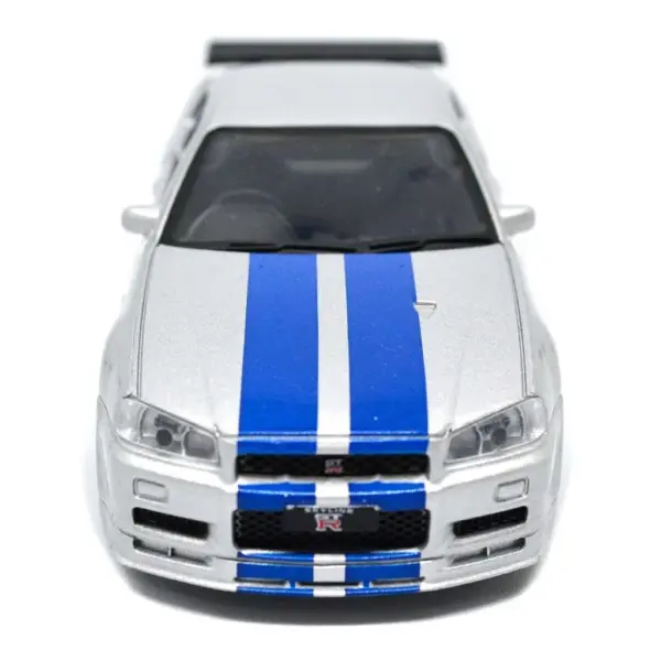 Nissan Skyline Ares GTR R34 Diecasts Fast & Furious Paul Walker - 1:36