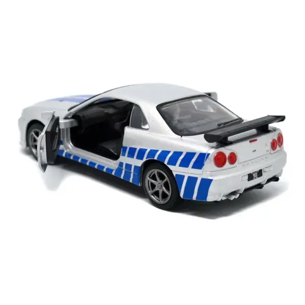 Nissan Skyline Ares GTR R34 Diecasts Fast & Furious Paul Walker - 1:36
