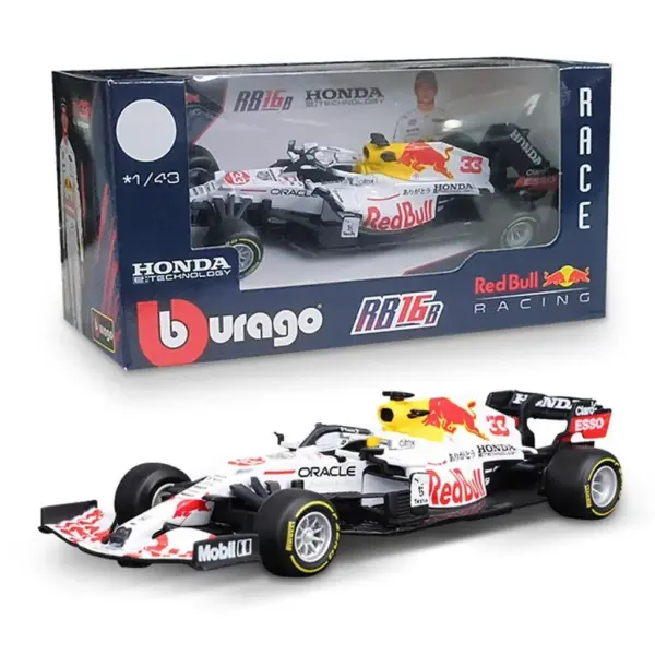 Модель боліда Red Bull RB16B GP Turkey World Champion 2021 Verstappen – 1:43 - БЕЗ ПОДІУМА