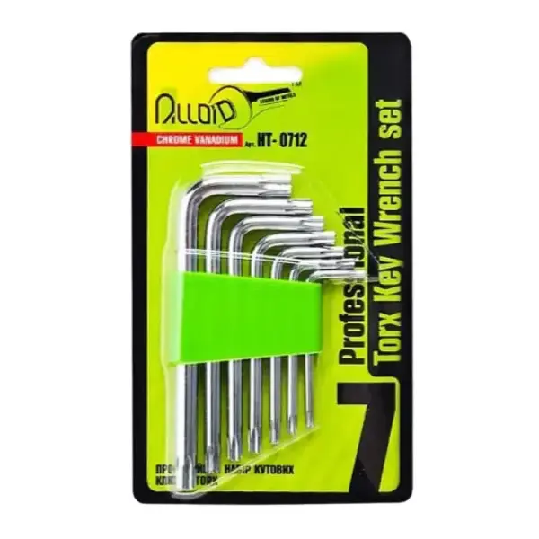 Набір ключів TORX Alloid НТ-0712 для авто, ремонту та дому