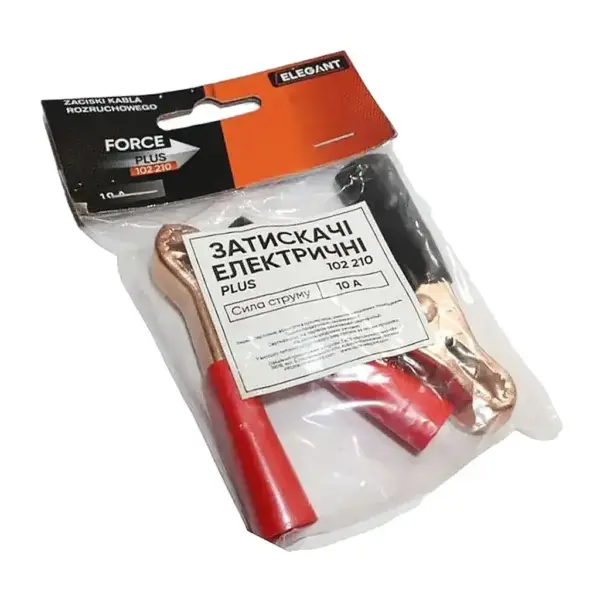 Затискачі крокодил Elegant 200/300 А для акумулятора