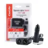 Розгалужувач прикурювача Carlife CS303 2в1 + USB