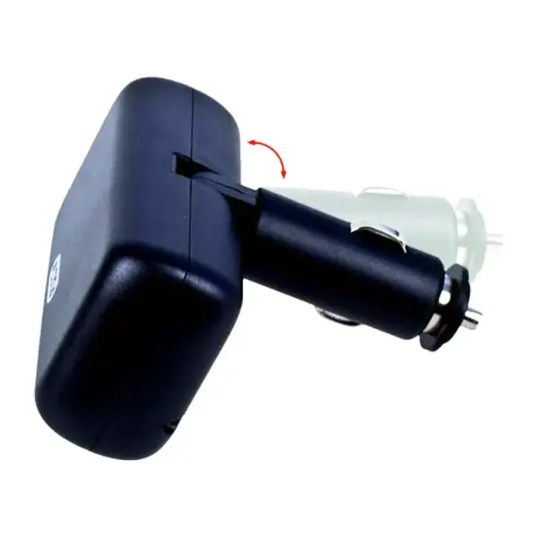 Розгалужувач прикурювача PULSO SC-2004 з підсвіткою 2 USB 2400mA