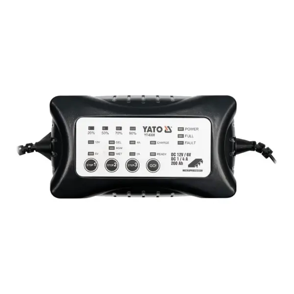 Професійний зарядний пристрій YATO YT-8300 для авто акумуляторів