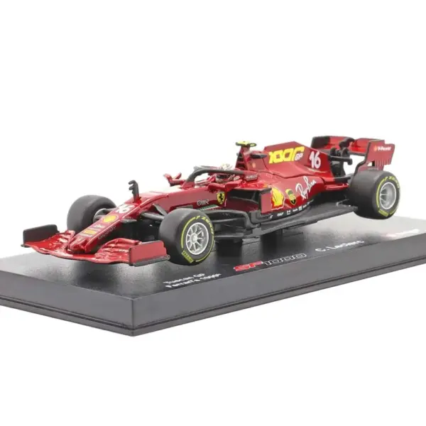 Модель боліда з пілотом Scuderia Ferrari SF1000 1000th Ferrari GP, 2020 Leclerc – 1:43