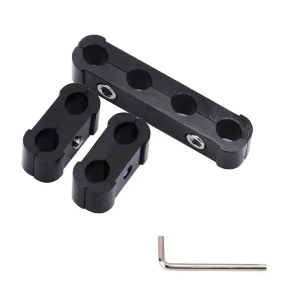 Чорний затискний сепаратор дроту свічок запалювання і розжарювання - MUGEN