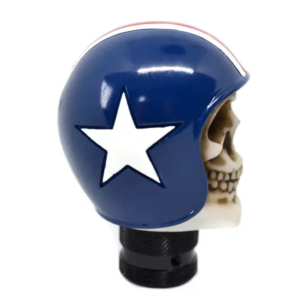 Рукоятка КПП "Череп в гоночному шоломі"