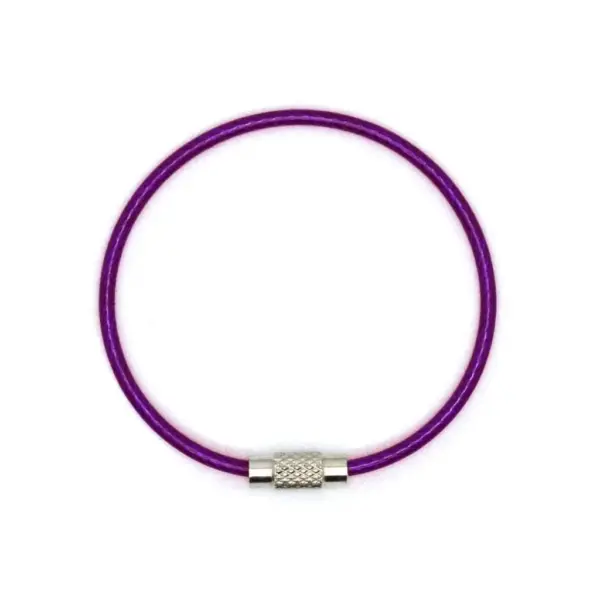 Гнучке кільце для ключів - ФІОЛЕТОВЕ