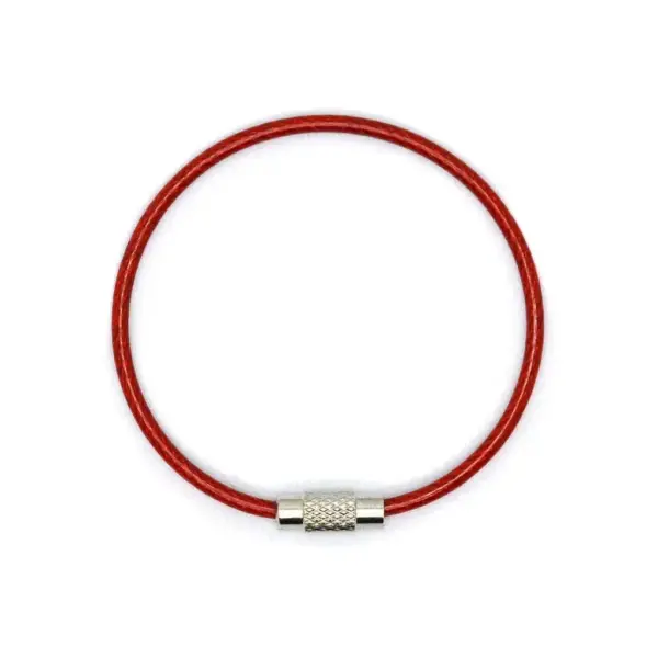 Гнучке кільце для ключів - ЧЕРВОНЕ