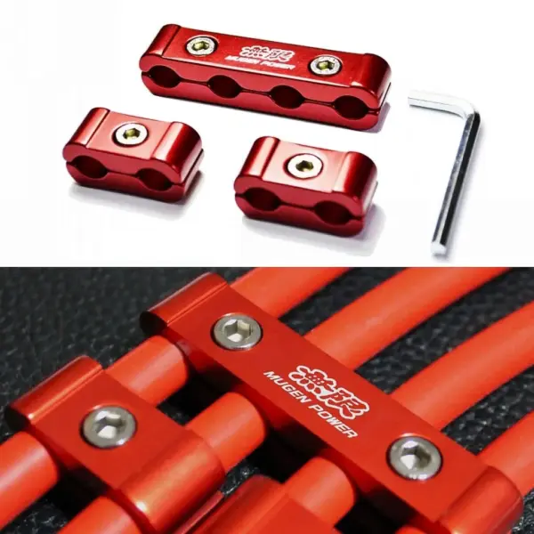 Червоний затискний сепаратор дроту свічок запалювання і розжарювання - MUGEN