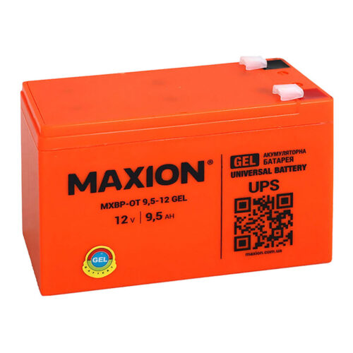 Акумулятор промисловий MAXION MXBP-OT 9,5-12 GEL (12V, 9,5Аг)