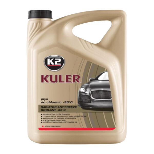 Антифриз K2 KULER -35°C Red (Червоний) 5 л