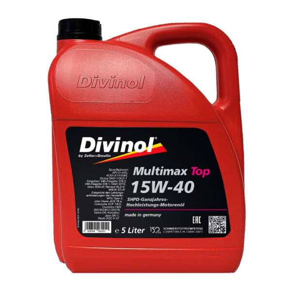 Моторна олива Divinol Multimax Top 15W-40 (5 л)