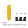 DriveContact_Shift_Knob_Long_JDM_Yellow_p1 Ручка КПП DriveContact Shift Knob Long JDM Yellow