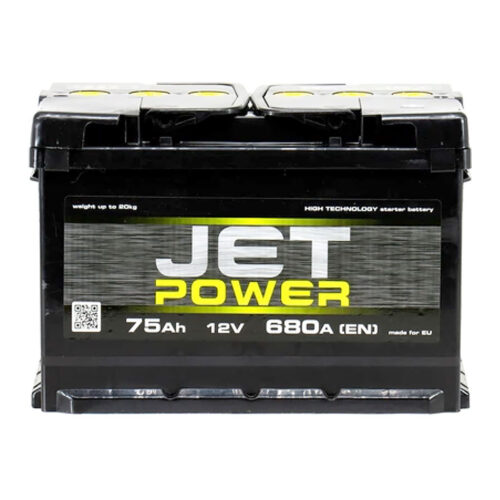 Автомобільний акумулятор Jet Power 75Ah (75Аг) 680A
