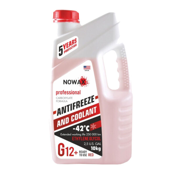 Антифриз Nowax G12+ Red (10 кг)