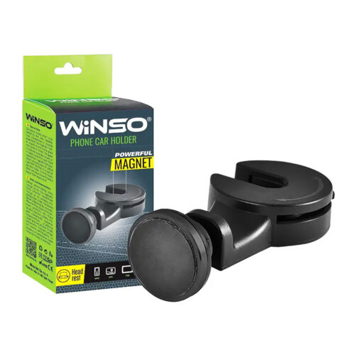 Тримач-для-телефона-на-підголовник-Winso-магнітний-360° Магнітний тримач WINSO 201230 (На підголівник)