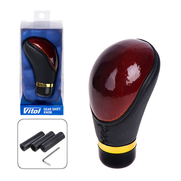 Vitol-(F-25030-MP)-темне-дерево_2.2 Ручка КПП Vitol (F-25030-MP) — Класика та затишок темного дерева