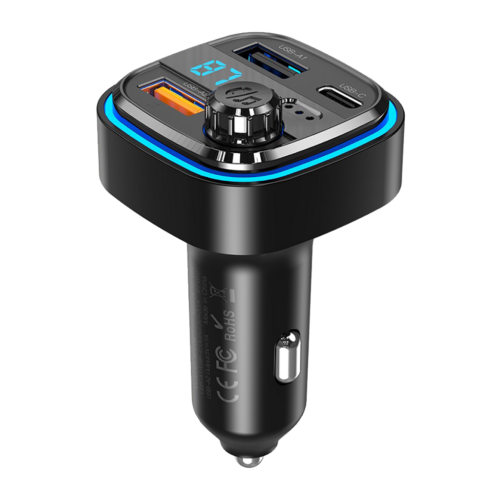 XO-BCC08_1 Автомобільний FM-модулятор XO BCC08 (Bluetooth / Швидка зарядка)