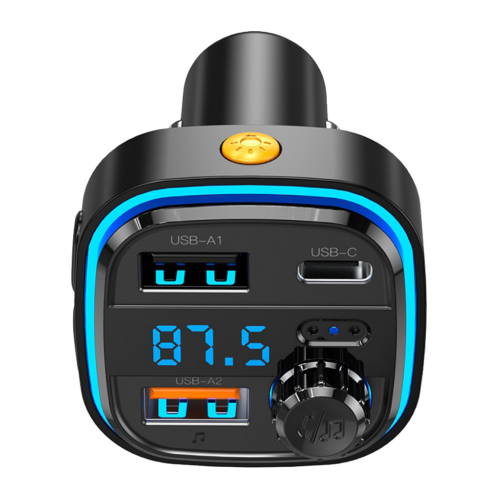 XO-BCC08_2 Автомобільний FM-модулятор XO BCC08 (Bluetooth / Швидка зарядка)