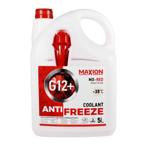 Антифриз MAXION G12+ Red -38°C 5л