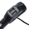 Автомобільний зарядний пристрій WKN-01A micro USB 5V/3,6A з 2 USB, чорний