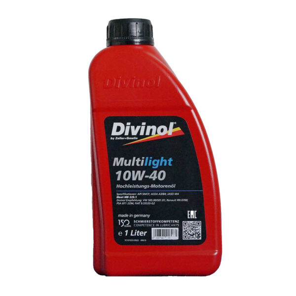 Каністра моторної оливи Divinol Multilight 10W-40 1 л