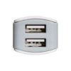 Два USB-порти автомобільного зарядного пристрою Hoco Z23